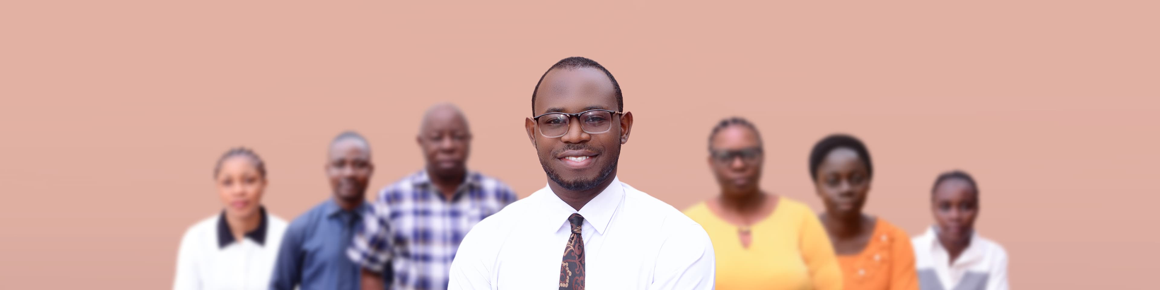 Medical professional smiling